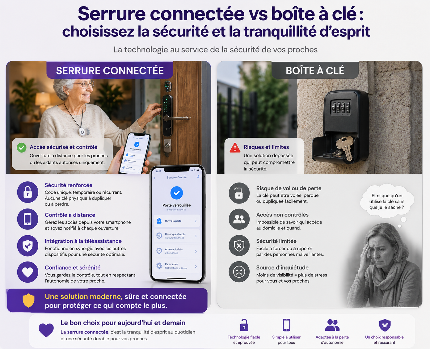 Serrure connectée ou boîte à clés : Comment choisir ?