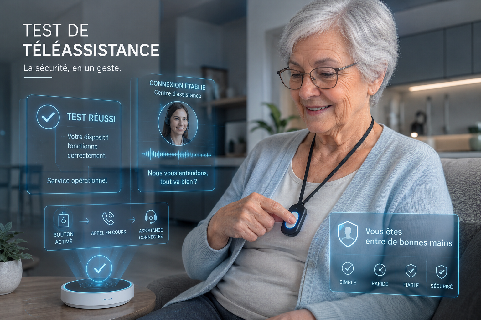 Test téléassistance : comment garantir la sécurité des seniors ?